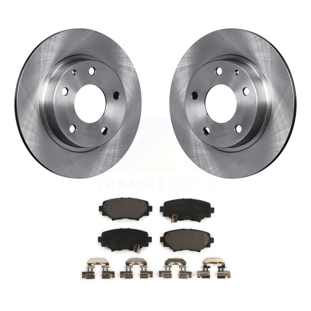 Kit de disques de frein à disque arrière et plaquettes en céramique pour Mazda 3 Sport K8T-102095