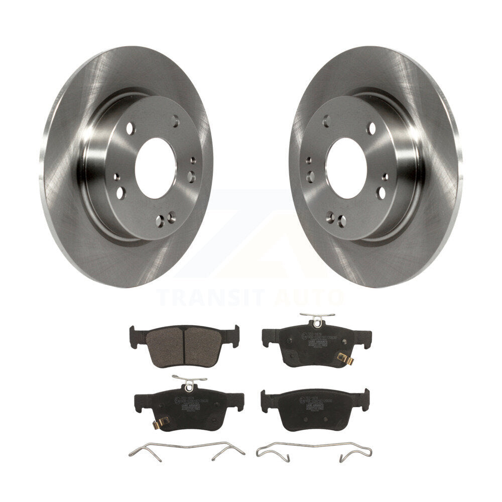 Kit de disques de frein à disque arrière et plaquettes en céramique pour Honda Civic K8T-102105