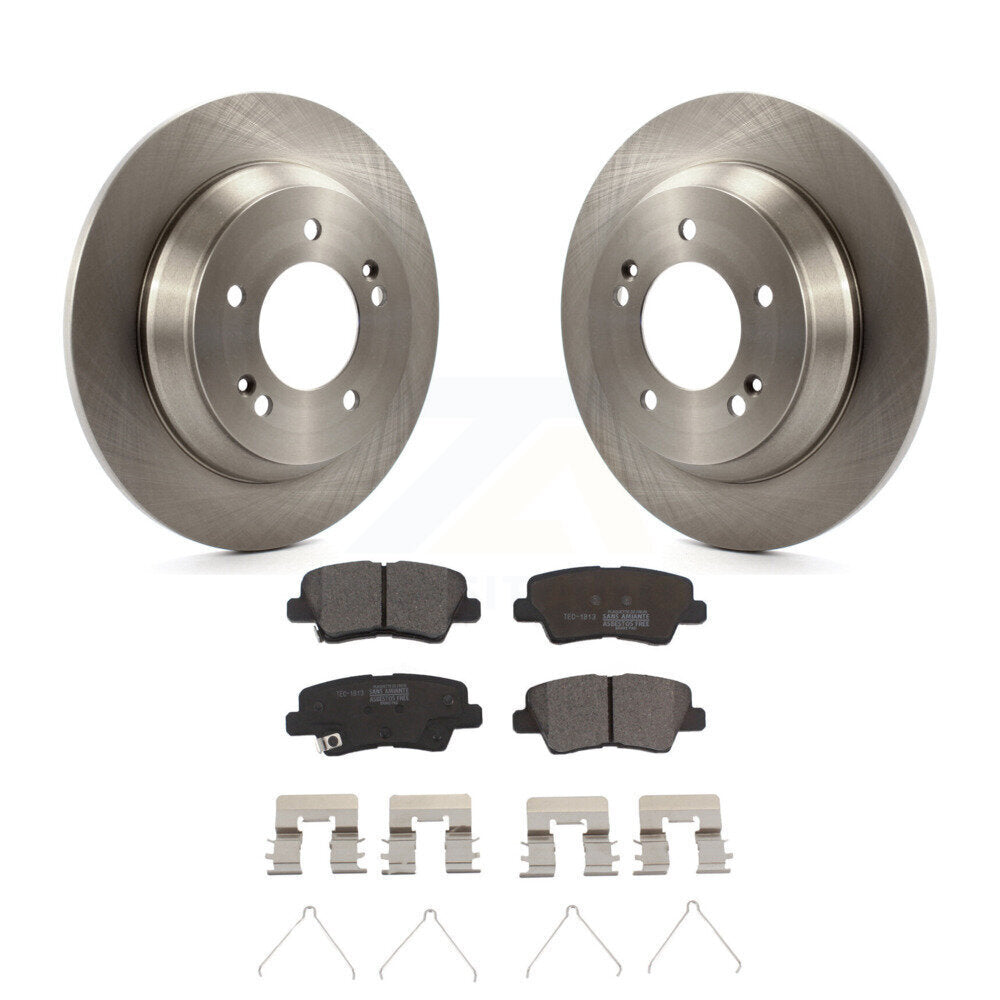 Kit de plaquettes en céramique pour Rotor de frein arrière, pour Kia Rondo 14-17, avec stationnement électrique