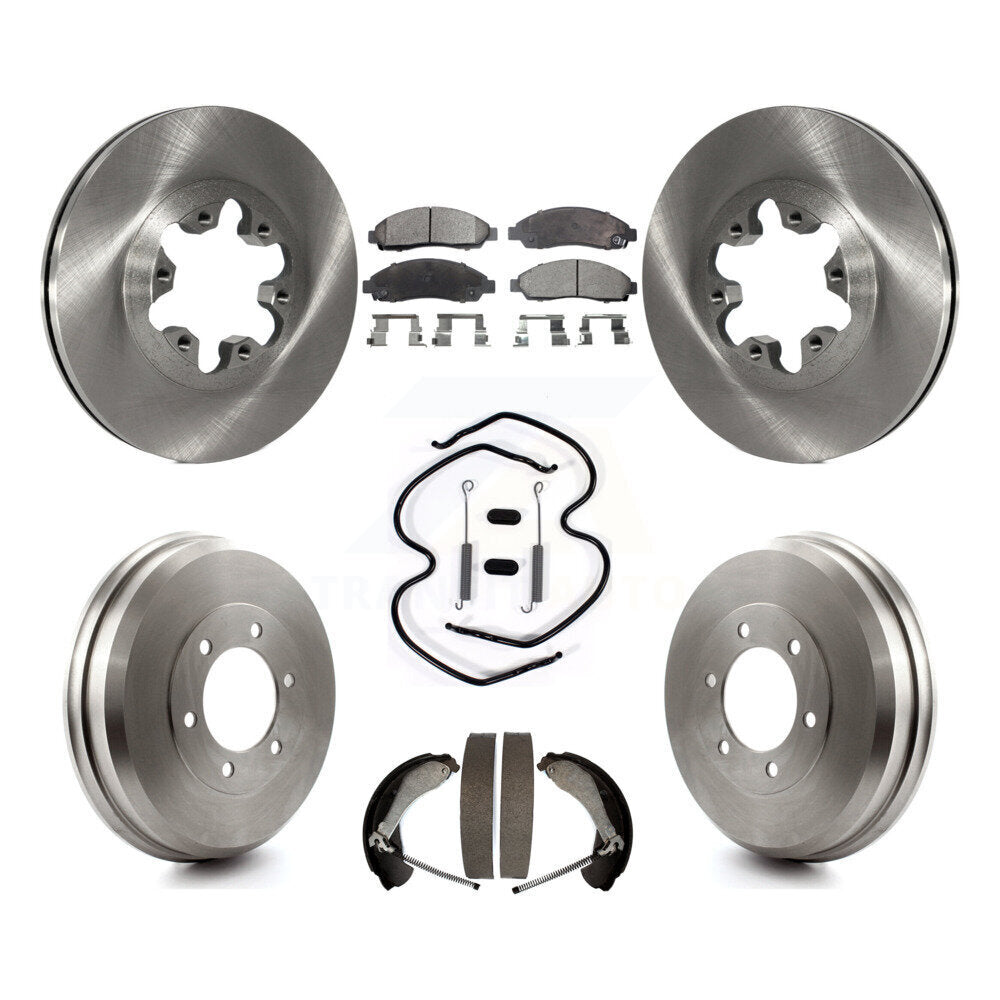 Kit de plaquettes et de tambour en céramique, Rotor de frein avant et arrière (7 pièces) pour Chevrolet Colorado GM