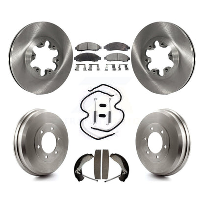 Kit de plaquettes et de tambour en céramique, Rotor de frein avant et arrière (7 pièces) pour Chevrolet Colorado GM