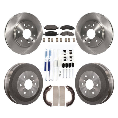 Kit de tambour de plaquettes en céramique de rotors de frein avant et arrière (7 pièces) pour GMC Sierra 1500 Chevrole