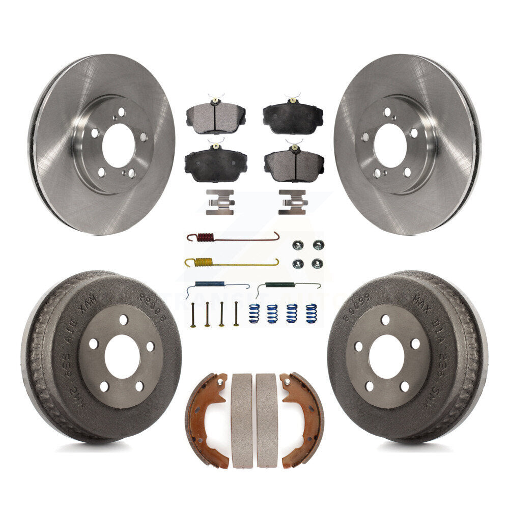 Kit de tambour de plaquettes en céramique de Rotors de frein avant et arrière (7 pièces) pour Ford Taurus Mercury Sabl