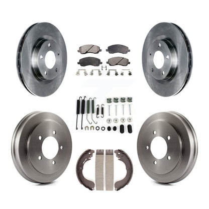Kit de tambour de tampon en céramique de Rotor de frein avant et arrière (7 pièces) pour Jeep Patriot Compass Dodg