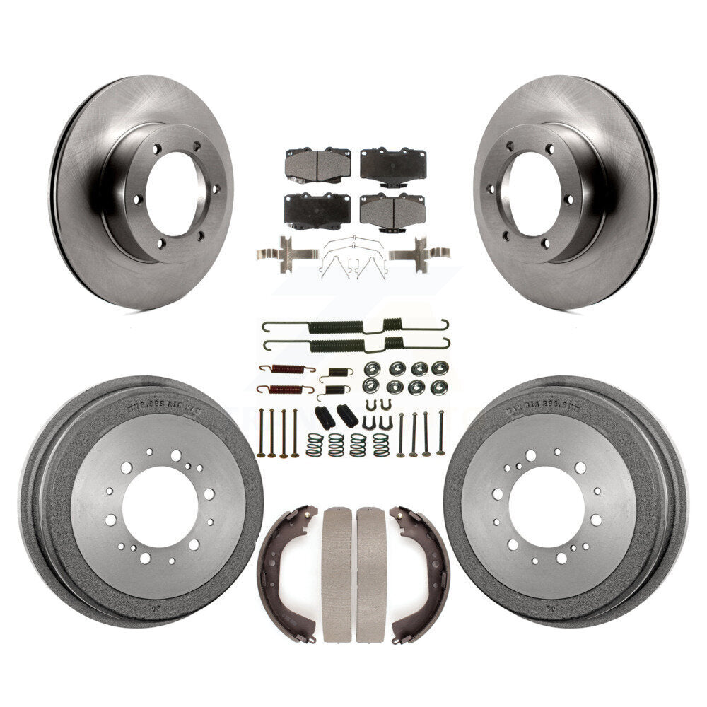 Kit de tambour de tampon en céramique de Rotor de frein à disque avant et arrière (7 pièces) pour Toyota Pickup 4Runne