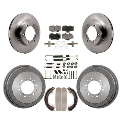 Kit de tambour de tampon en céramique de Rotor de frein à disque avant et arrière (7 pièces) pour Toyota Pickup 4Runne
