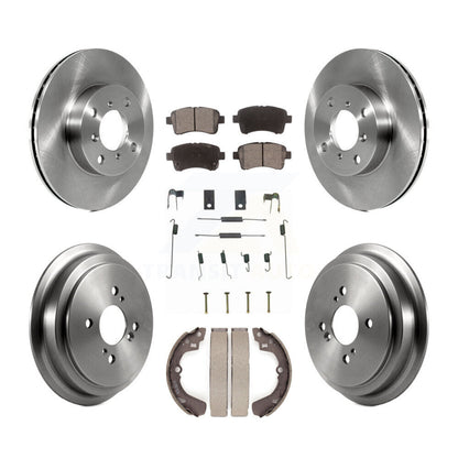 Kit de plaquettes et de tambour en céramique pour rotor de frein avant et arrière (7 pièces) pour Suzuki Aeri 2002-2005