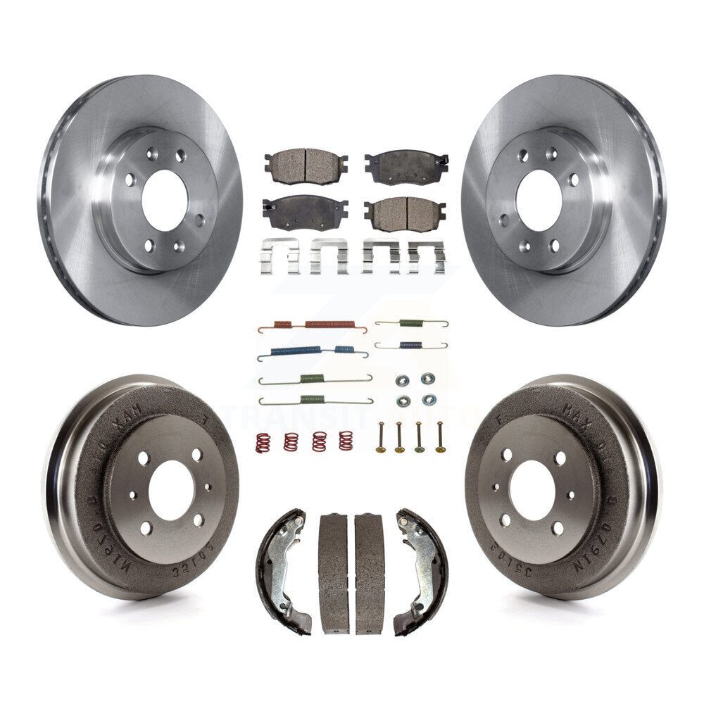 Kit de tambour de tampon en céramique de Rotor de frein avant et arrière (7 pièces) pour Hyundai Accent à 09 30 0