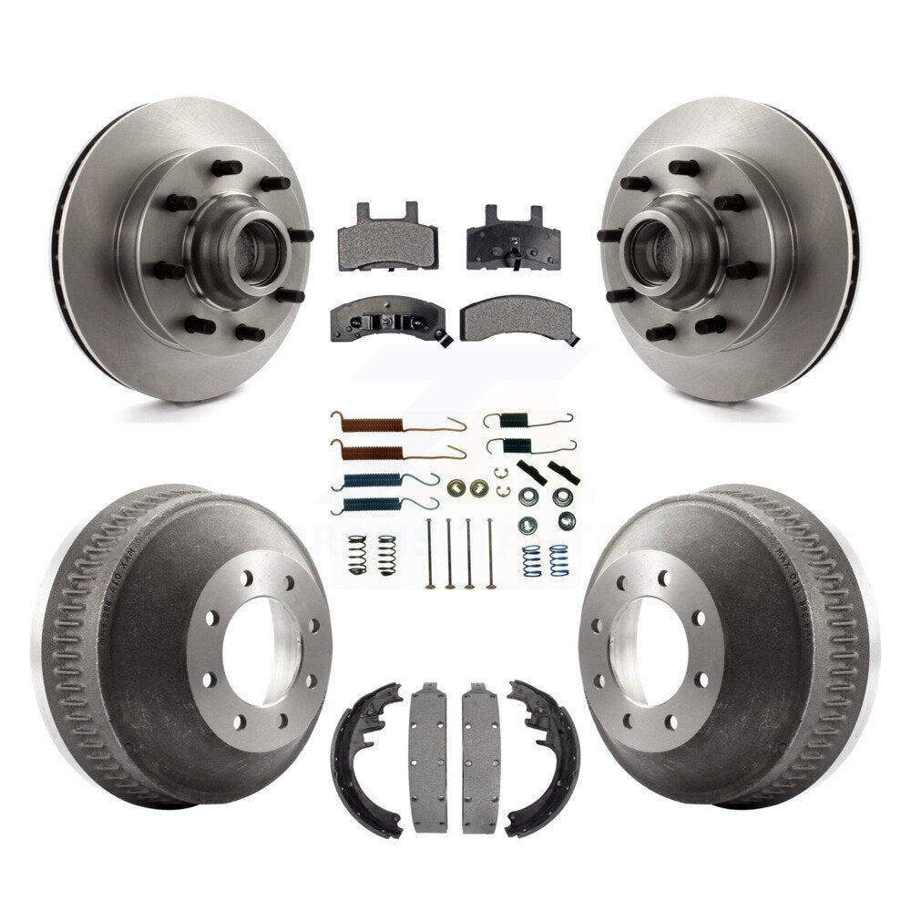 Kit de tambour de plaquettes en céramique de Rotors de frein avant et arrière (7 pièces) pour C2500 Chevrolet GMC C150