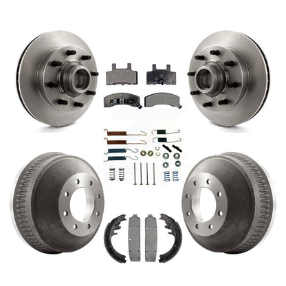 Kit de tambour de plaquettes en céramique de Rotors de frein avant et arrière (7 pièces) pour C2500 Chevrolet GMC C150