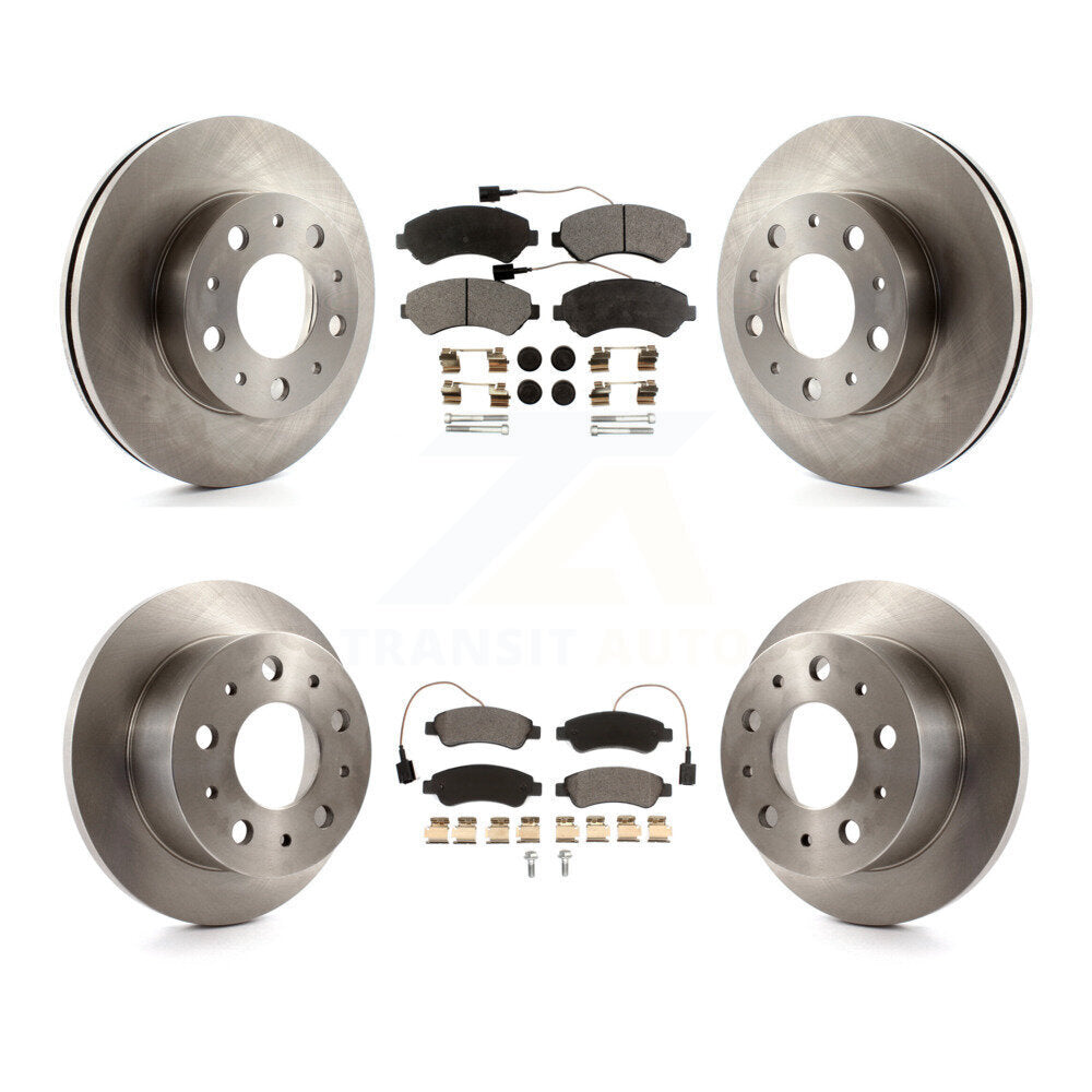 Rotor de frein à disque avant et arrière et Kit de plaquettes en céramique pour Ram ProMaster 2500 3500 150