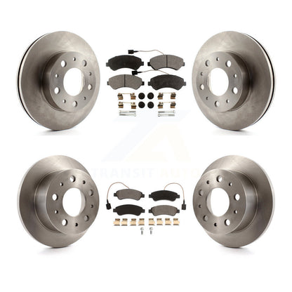 Rotor de frein à disque avant et arrière et Kit de plaquettes en céramique pour Ram ProMaster 2500 3500 150