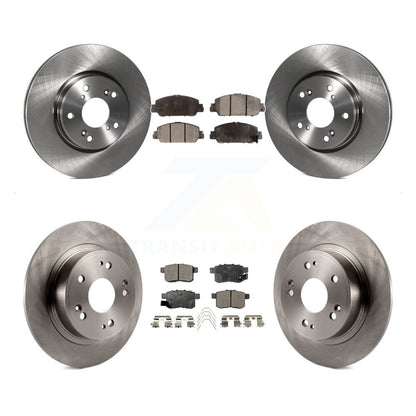 Kit de rotors de frein à disque avant et arrière et plaquettes en céramique pour Honda Accord K8T-102568