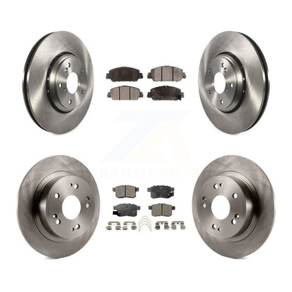 Kit de rotors de frein à disque avant et arrière et plaquettes en céramique pour Honda Accord K8T-102569