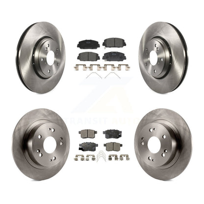 Kit de rotors de frein à disque avant et arrière et plaquettes en céramique pour Honda Accord K8T-102570
