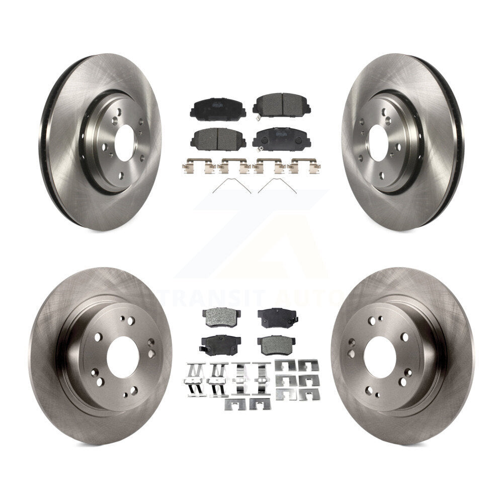 Kit de disques de frein à disque avant et arrière et plaquettes en céramique pour Acura ILX 2017 – 2022