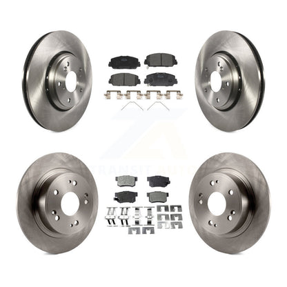Kit de disques de frein à disque avant et arrière et plaquettes en céramique pour Acura ILX 2017 – 2022