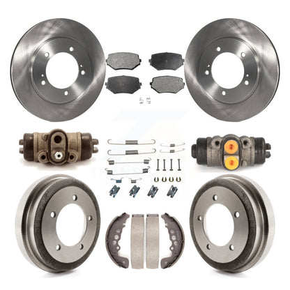 Kit de plaquettes et de tambour en céramique, Rotor de frein à disque avant et arrière (9 pièces) pour Suzuki Grand Vitar