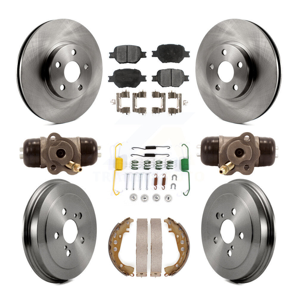 Kit de plaquettes et de tambours en céramique pour rotors de frein avant et arrière (9 pièces) pour Toyota Celic 2003-2005
