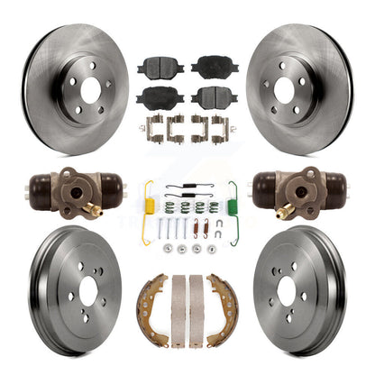Kit de plaquettes et de tambours en céramique pour rotors de frein avant et arrière (9 pièces) pour Toyota Celic 2003-2005