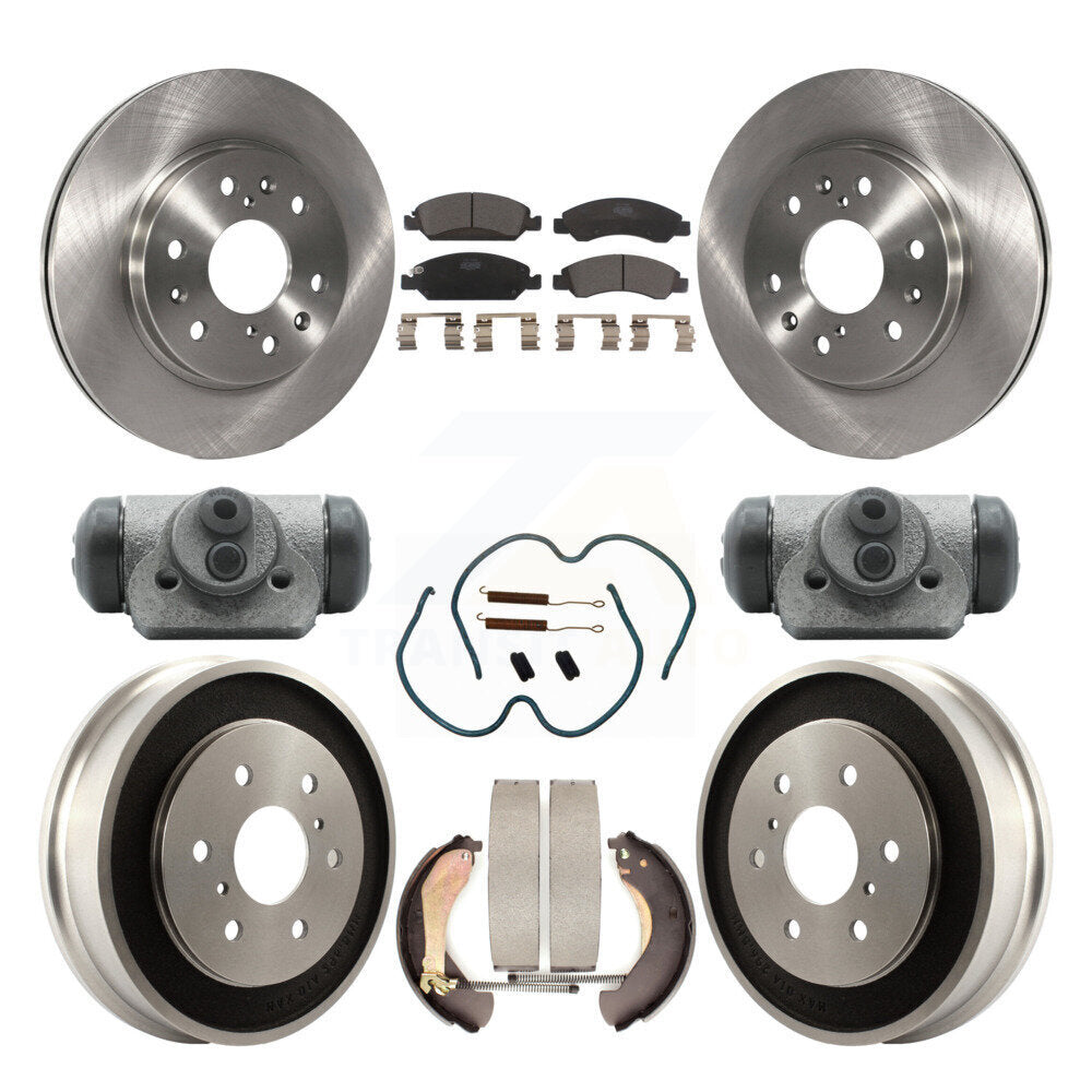 Kit de plaquettes et de tambour en céramique pour Rotor de frein avant et arrière (9 pièces) pour Chevrolet Silverado 150
