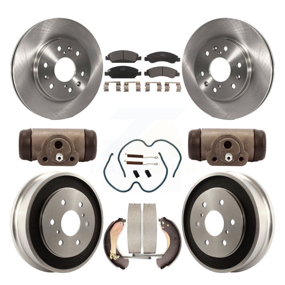 Kit de plaquettes et de tambour en céramique pour Rotor de frein avant et arrière (9 pièces) pour Chevrolet Silverado 150