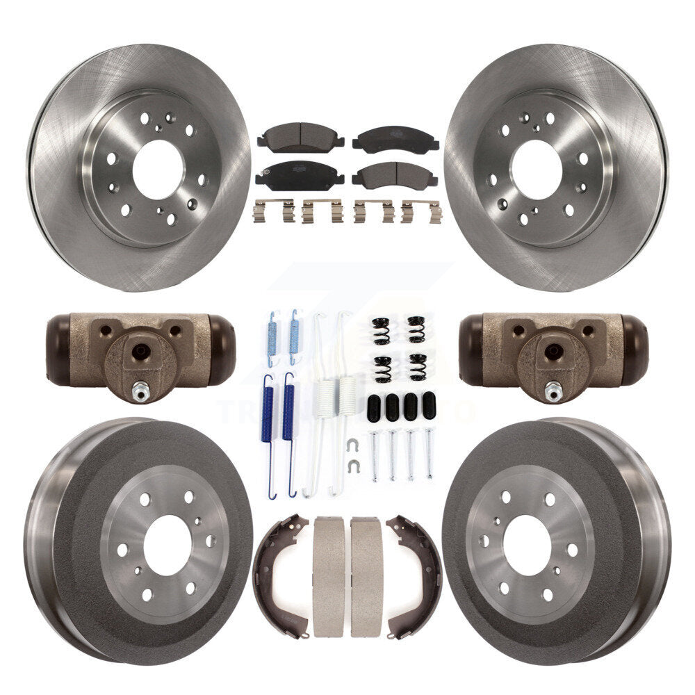 Kit de tambour de plaquettes en céramique de rotors de frein avant et arrière (9 pièces) pour GMC Sierra 1500 Chevrole