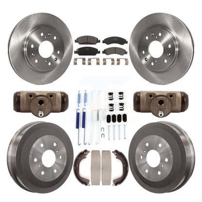 Kit de tambour de plaquettes en céramique de rotors de frein avant et arrière (9 pièces) pour GMC Sierra 1500 Chevrole