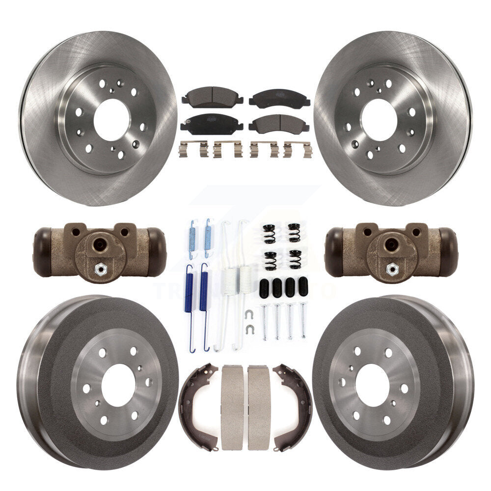 Kit de tambour de plaquettes en céramique de rotors de frein avant et arrière (9 pièces) pour GMC Sierra 1500 Chevrole