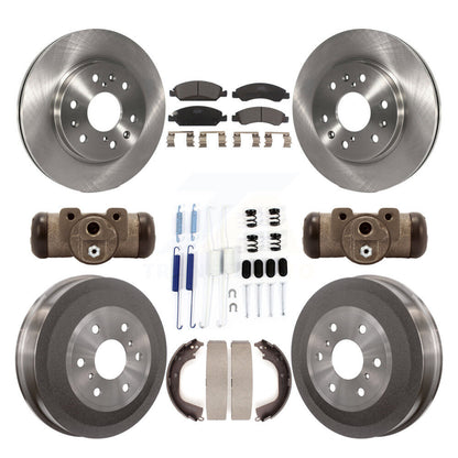 Kit de tambour de plaquettes en céramique de rotors de frein avant et arrière (9 pièces) pour GMC Sierra 1500 Chevrole