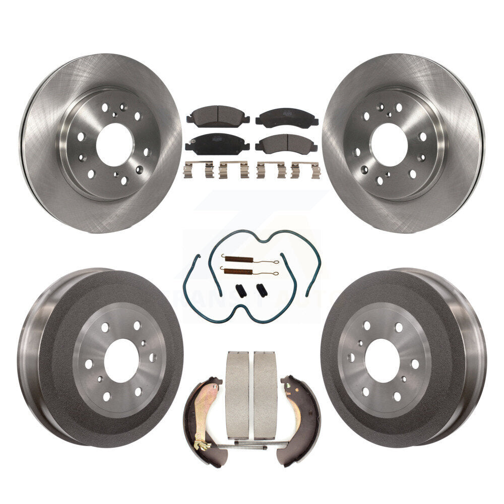 Kit de plaquettes et de tambour en céramique pour Rotor de frein avant et arrière (7 pièces) pour Chevrolet Silverado 150