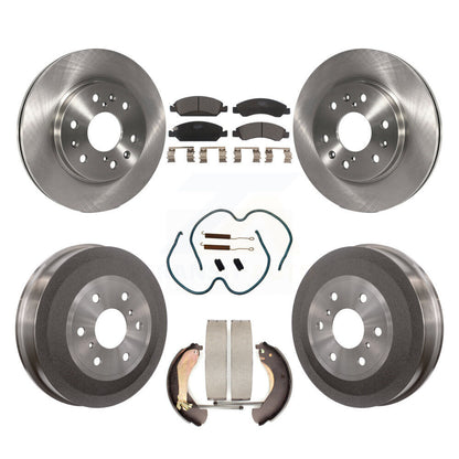 Kit de plaquettes et de tambour en céramique pour Rotor de frein avant et arrière (7 pièces) pour Chevrolet Silverado 150
