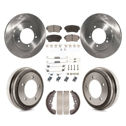 Kit de plaquettes et de tambour en céramique, Rotor de frein à disque avant et arrière (7 pièces) pour Suzuki Grand Vitar