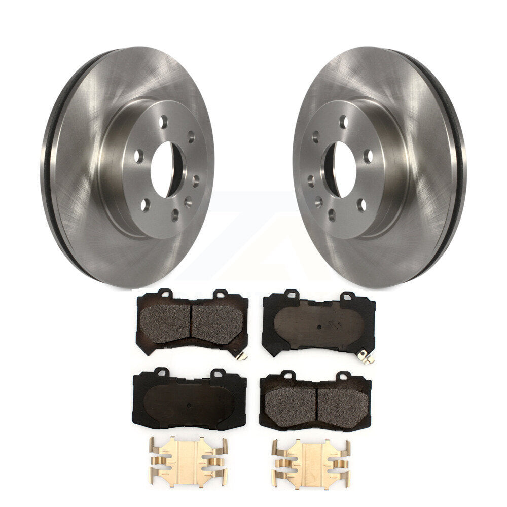 Rotors de frein avant et kit de plaquettes en céramique pour Chevrolet Colorado GMC Canyo 2015-2020
