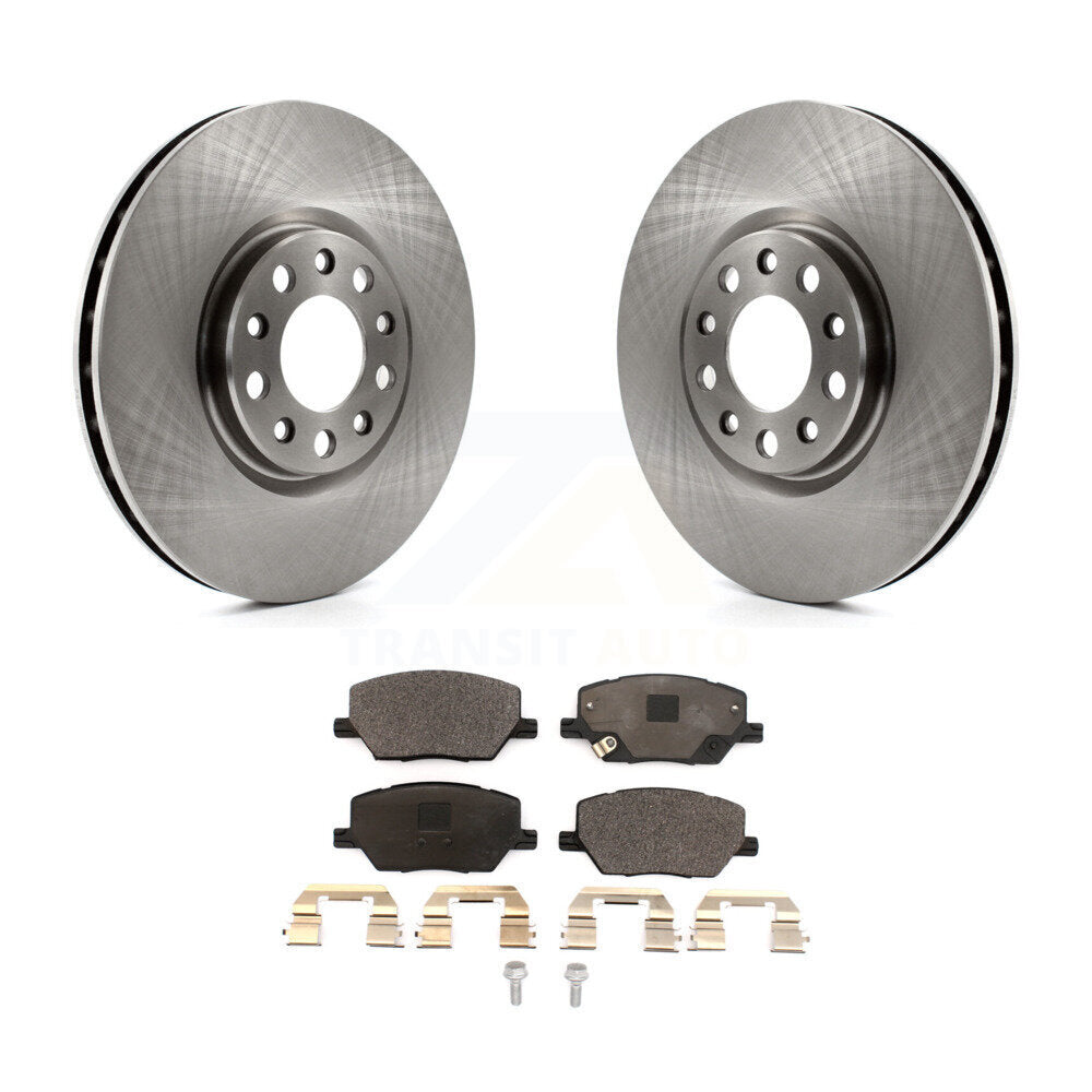 Kit de rotors de frein à disque avant et plaquettes en céramique pour Jeep Compass Renegade Fiat 500