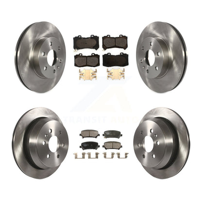 Rotors de frein à disque avant et arrière et Kit de plaquettes en céramique pour Chevrolet Colorado GMC Canyo
