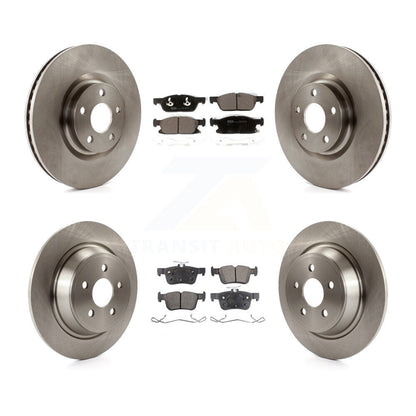 Kit de rotors de frein à disque avant et arrière et plaquettes en céramique pour Lincoln Continental