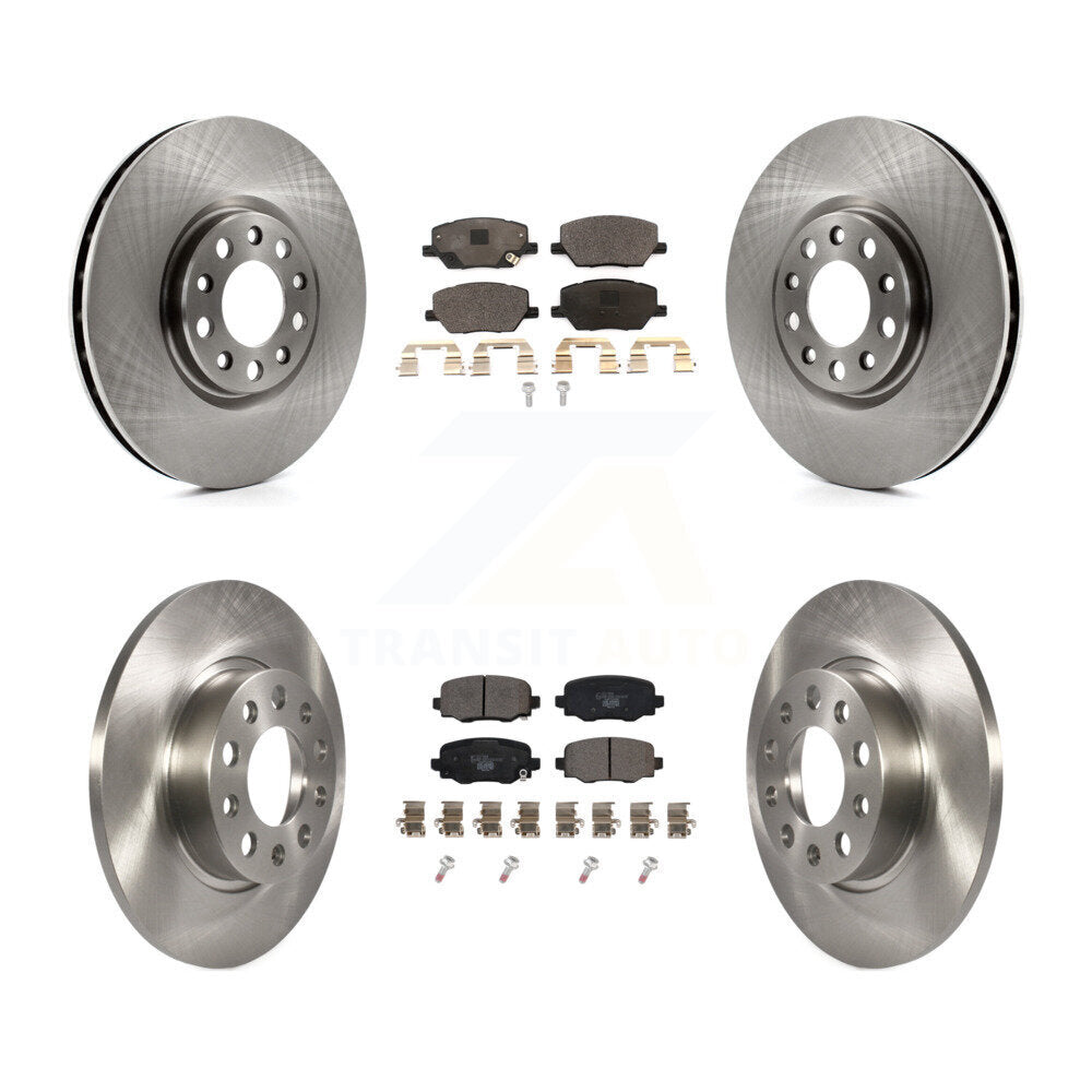 Kit de rotors de frein à disque avant et arrière et plaquettes en céramique pour Jeep Renegade Fiat 500X