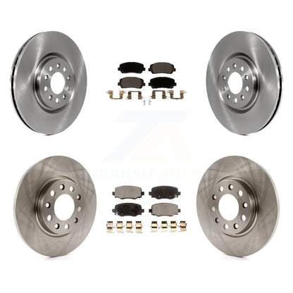 Kit de rotors de frein à disque avant et arrière et plaquettes en céramique pour Chrysler 200 K8T-102861