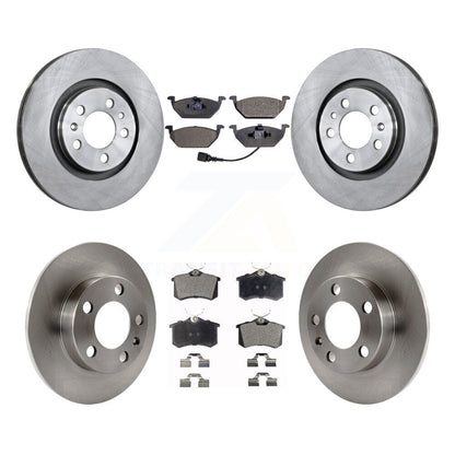 Kit de rotors de frein à disque avant et arrière et plaquettes en céramique pour Volkswagen Beetle