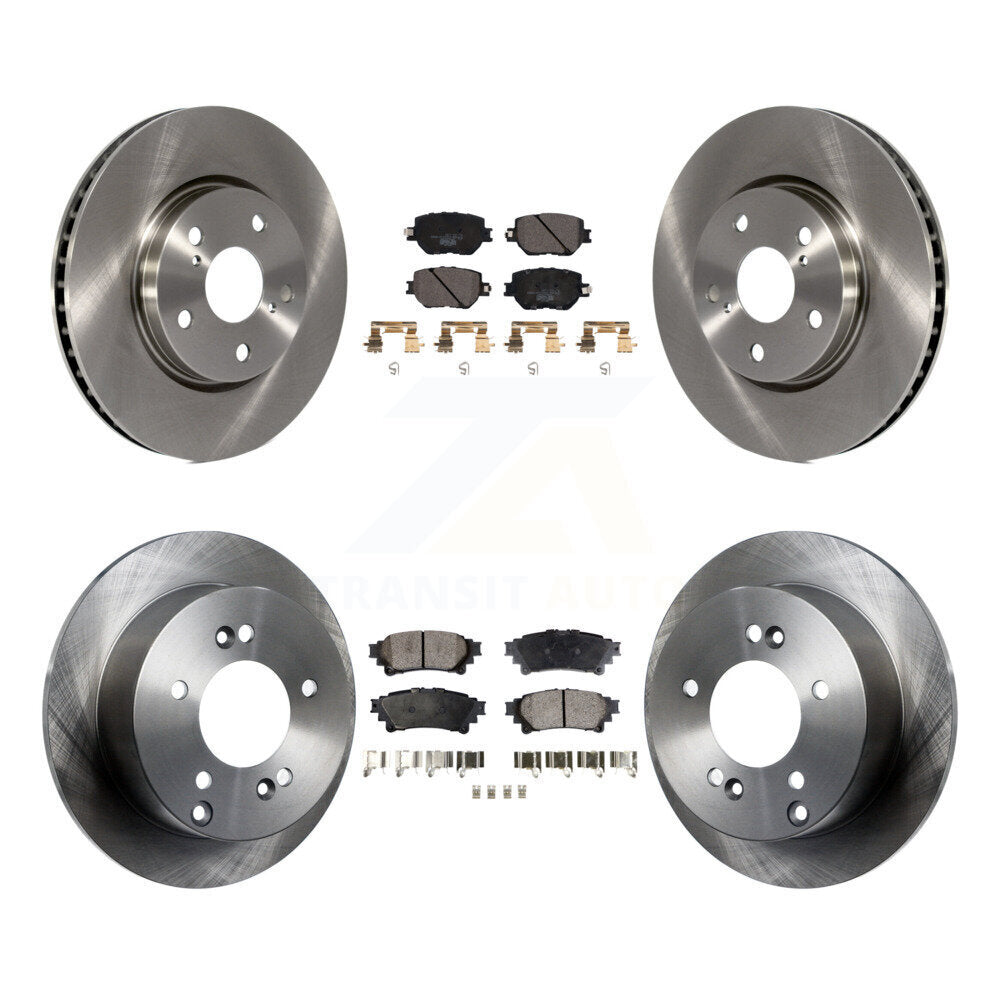 Kit de rotors de frein à disque avant et arrière et plaquettes en céramique pour Lexus IS250 K8T-102878