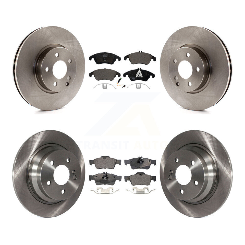 Kit de rotors de frein à disque avant et arrière et plaquettes en céramique pour Mercedes-Benz E250