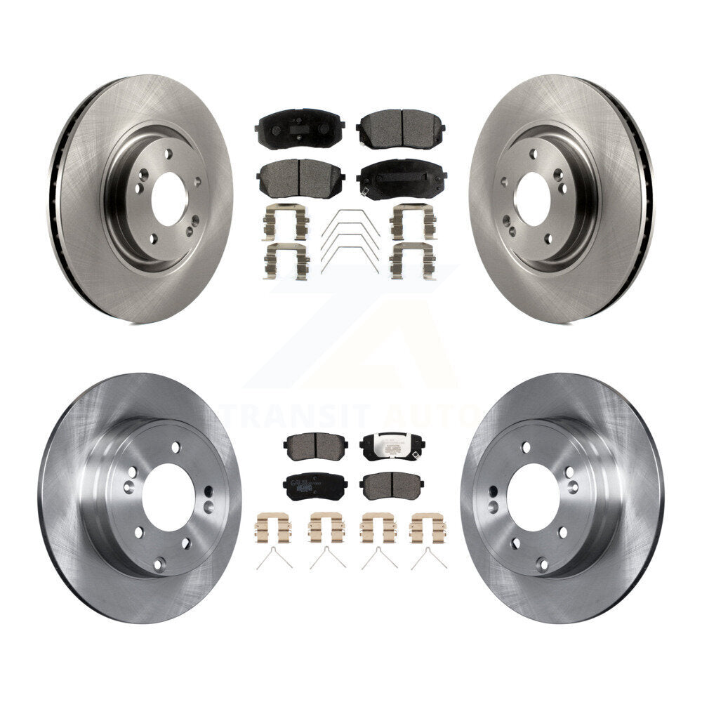 Kit de plaquettes en céramique pour rotors de frein avant et arrière, pour Kia Optima, avec stationnement manuel