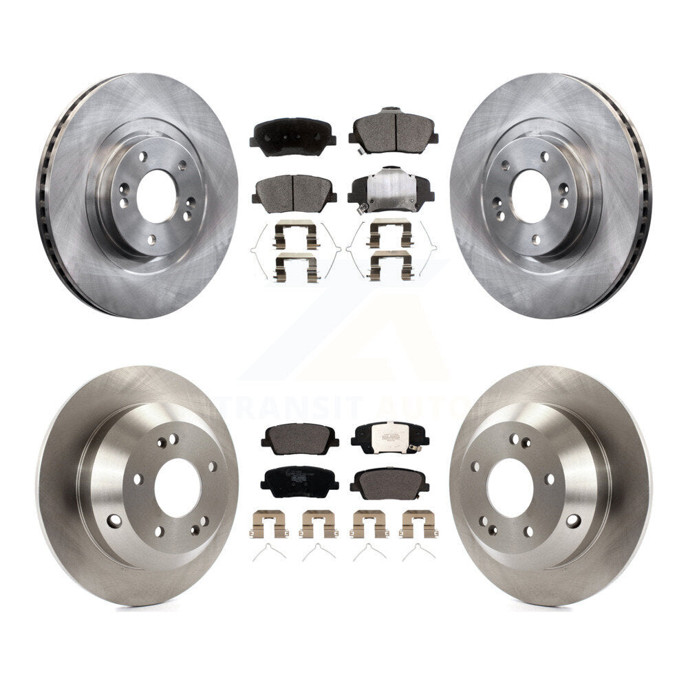 Kit de rotors de frein avant et arrière et plaquettes en céramique, pour Kia Sorento Hyundai Santa Fe Spor