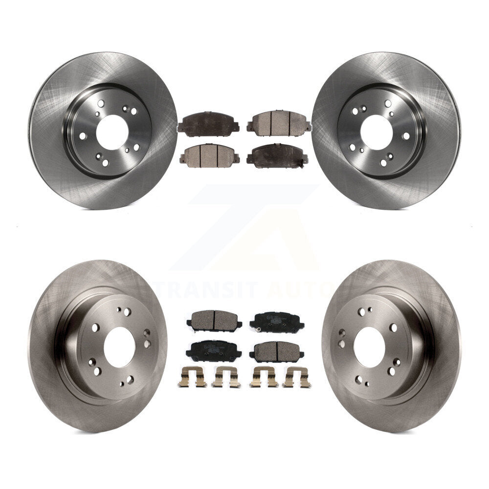 Kit de disques de frein à disque avant et arrière et plaquettes en céramique pour Honda HR-V 2016 – 2022