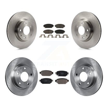 Kit de rotors de frein à disque avant et arrière et plaquettes en céramique pour Mazda CX-3 AWD 2019 – 2022