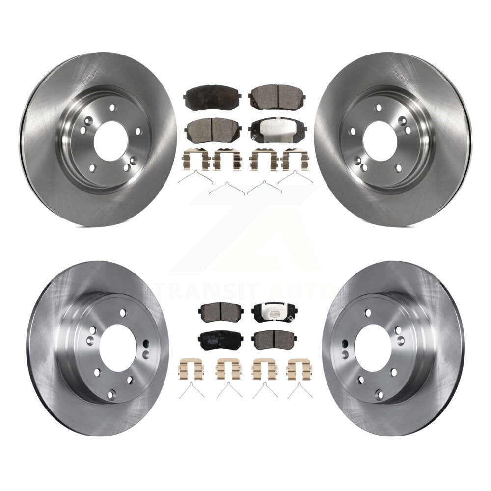 Kit de plaquettes en céramique pour rotors de frein avant et arrière, pour Kia Optima, avec stationnement manuel