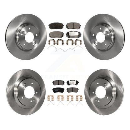Rotors de frein à disque avant et arrière et Kit de plaquettes en céramique pour Kia Optima LX/EX/LX 2016 1.6