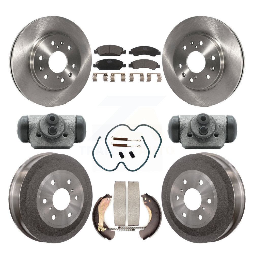 Kit de plaquettes et de tambour en céramique pour Rotor de frein avant et arrière (9 pièces) pour Chevrolet Silverado 150