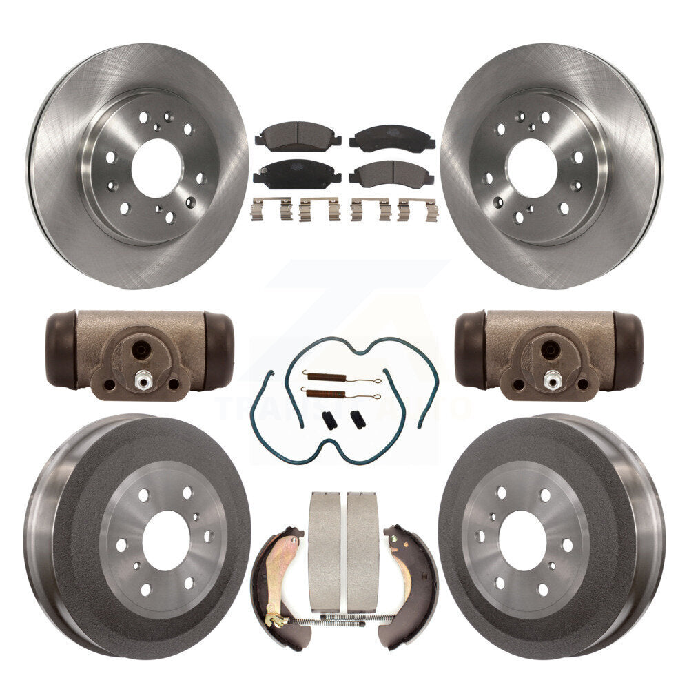 Kit de plaquettes et de tambour en céramique pour Rotor de frein avant et arrière (9 pièces) pour Chevrolet Silverado 150